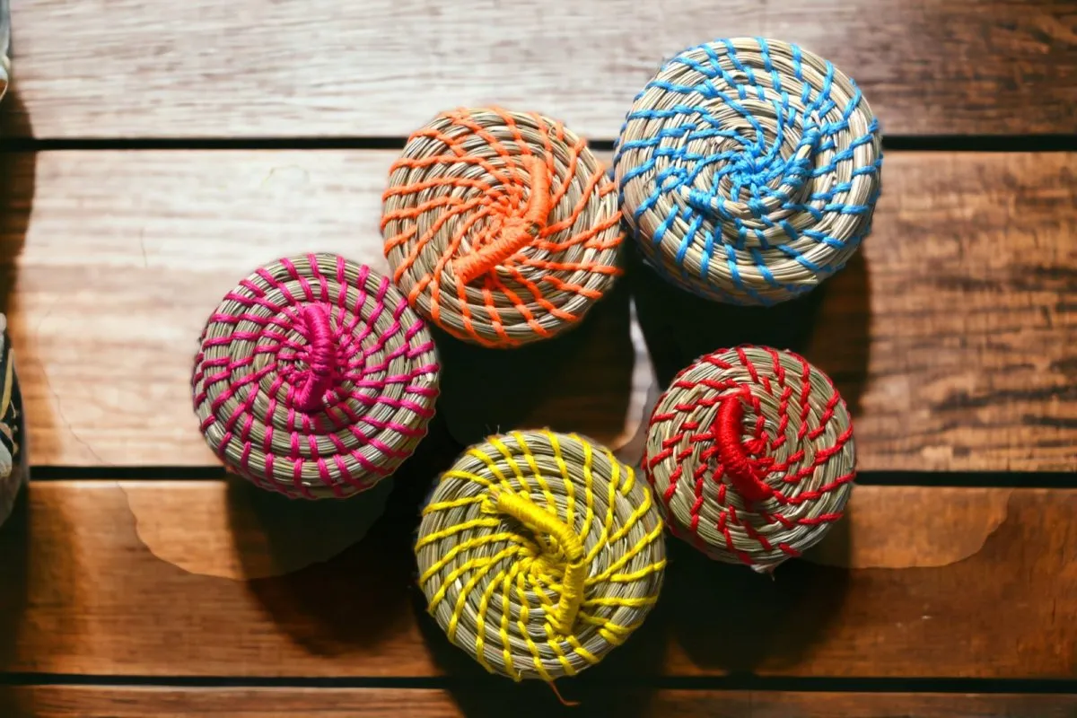 100% Eco-Friendly Handcrafted Sabai Grass Basket | Rustic & Sustainable Design