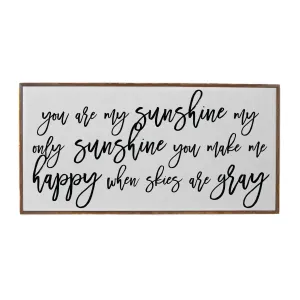 32X16 You Are My Sunshine Wooden Farmhouse Decor