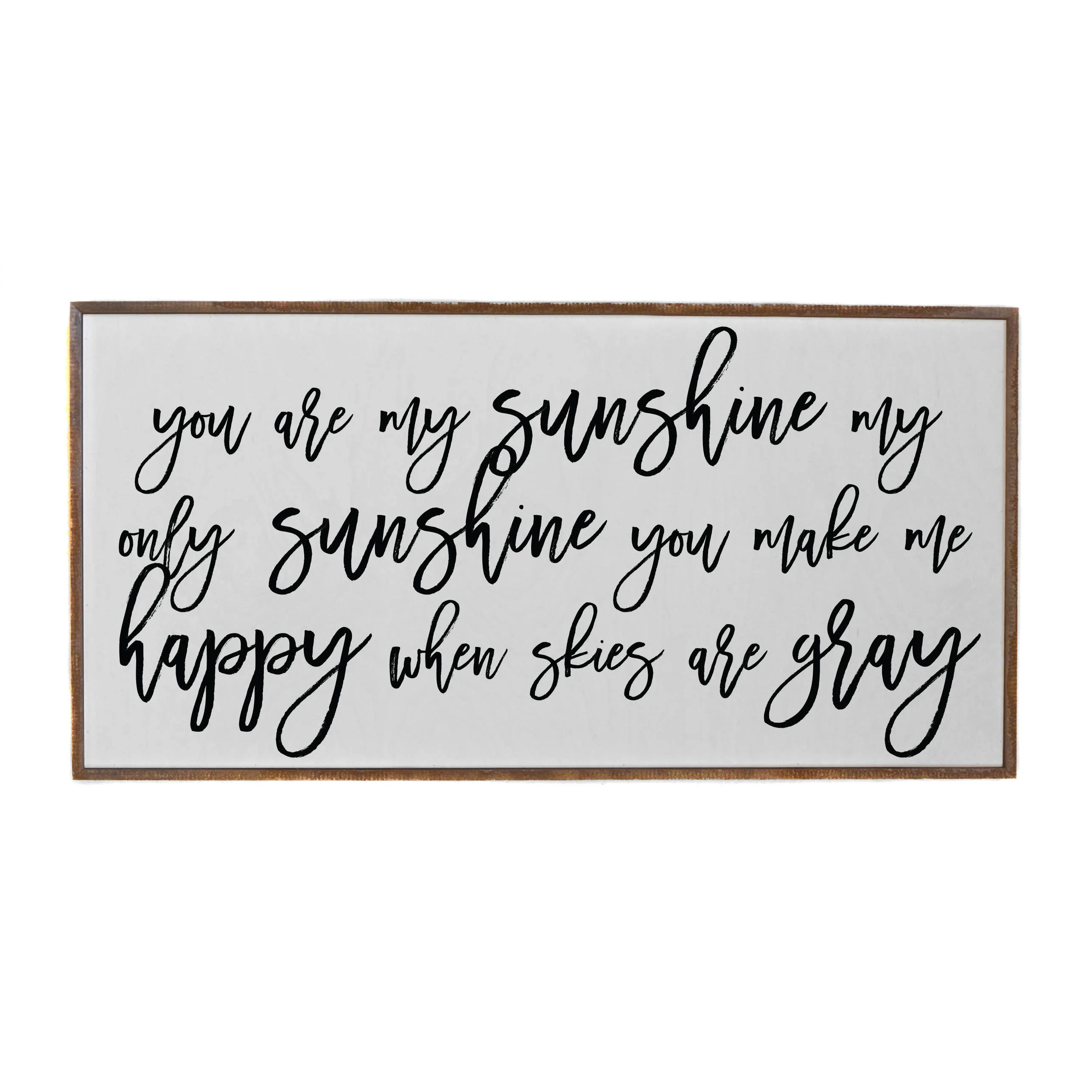 32X16 You Are My Sunshine Wooden Farmhouse Decor