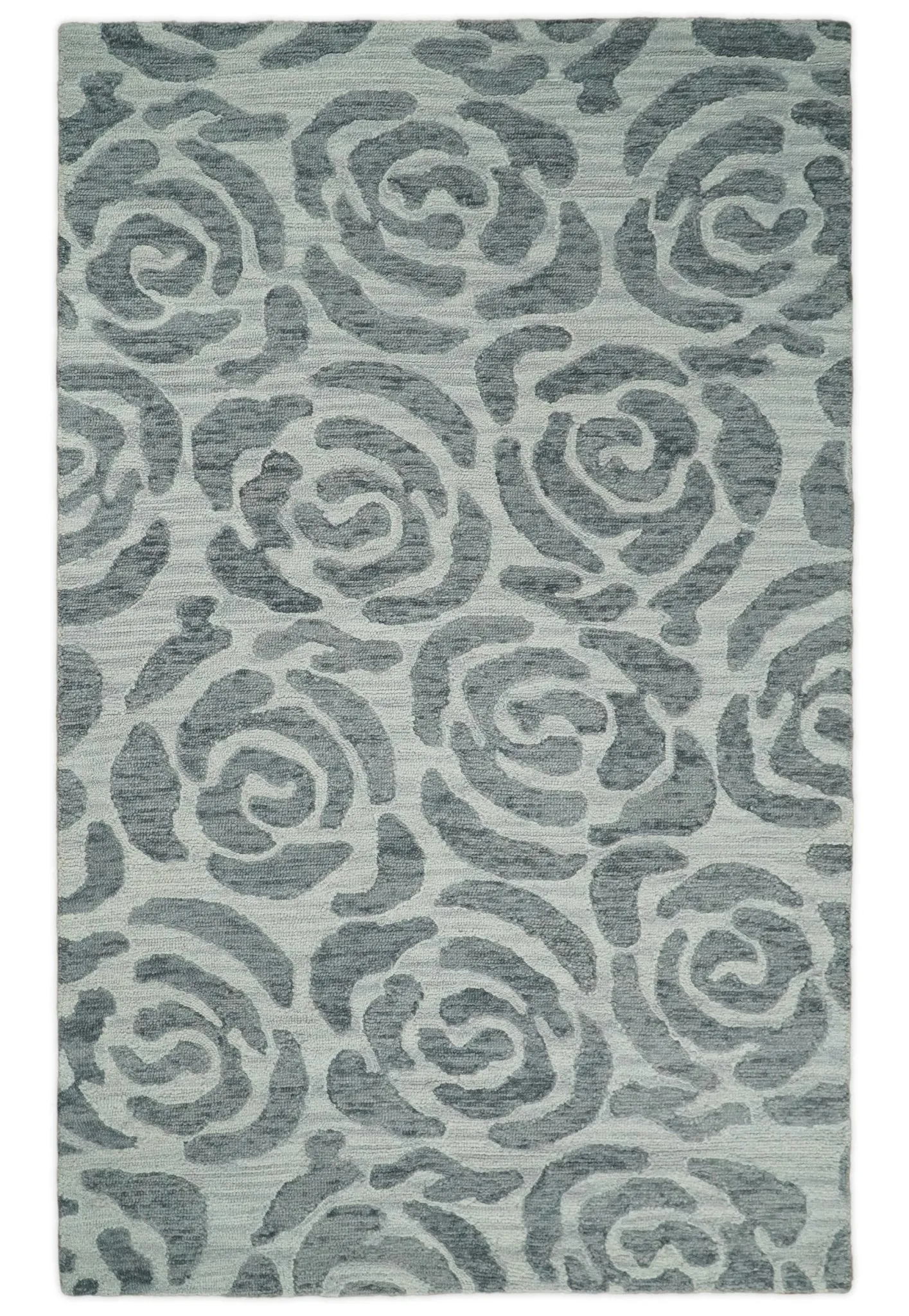5x8 and 8x11 Handmade Area rug made with fine  Wool Area Rug | TRD6379C