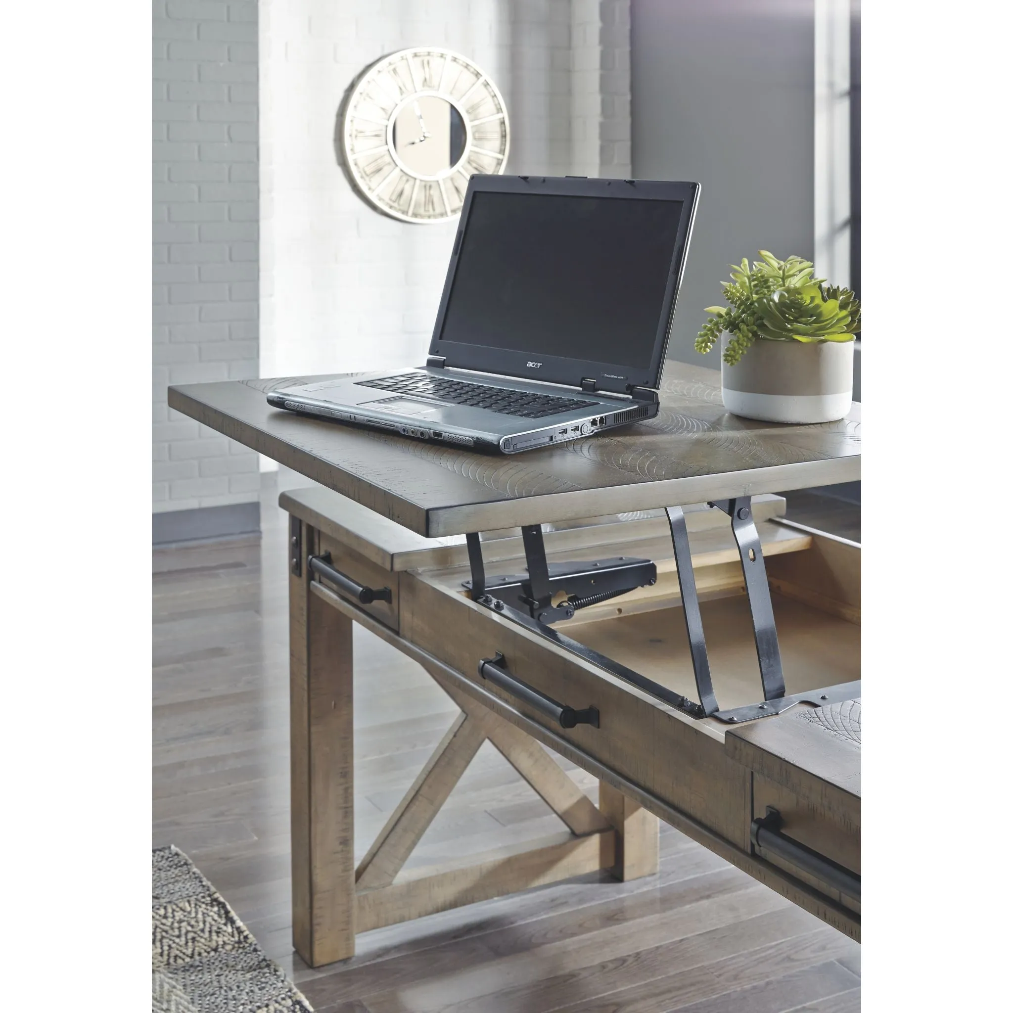 Aldwin Desk - Gray