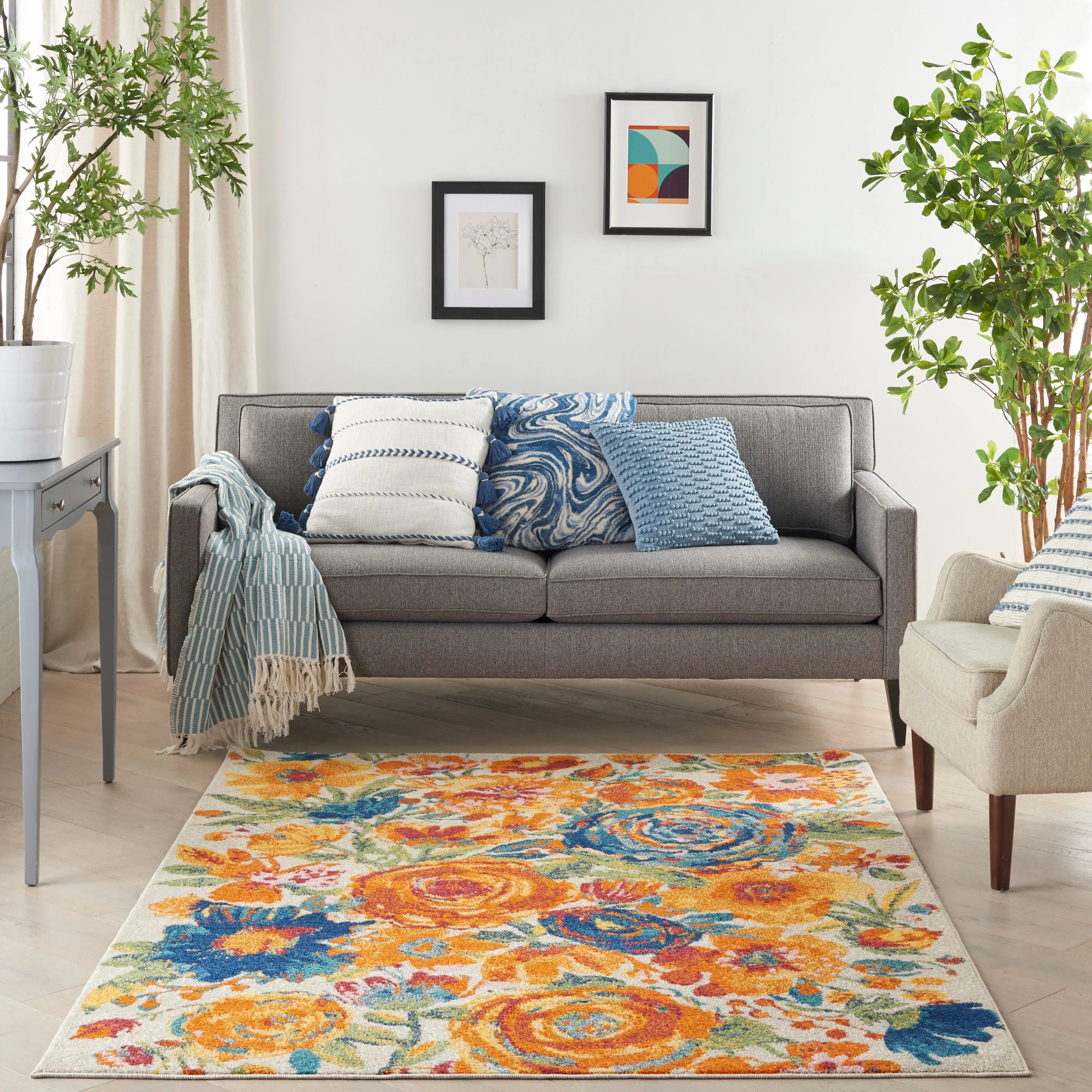 Allur Ivory/Multicolor Rug