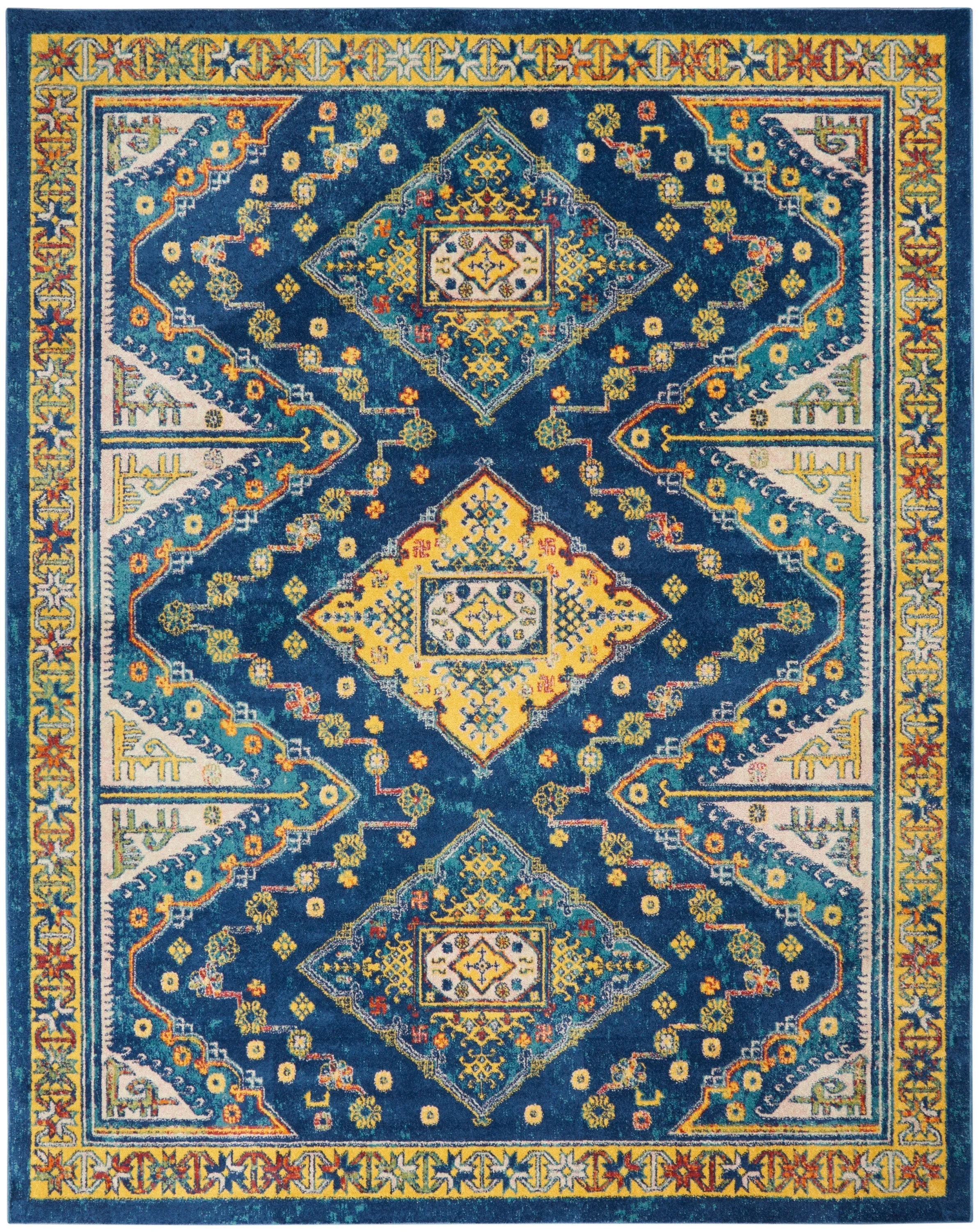 Allur Navy/Multicolor Rug