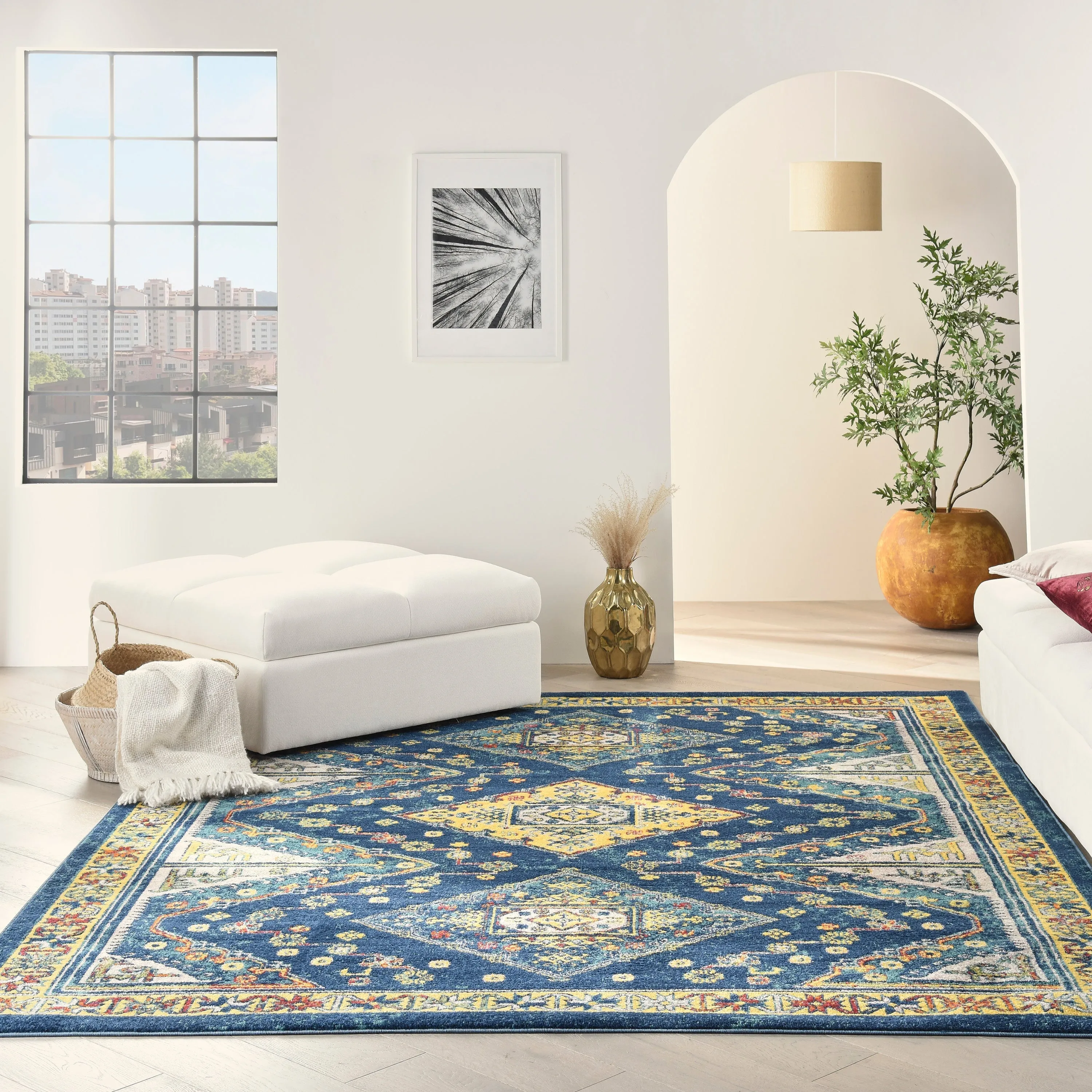 Allur Navy/Multicolor Rug