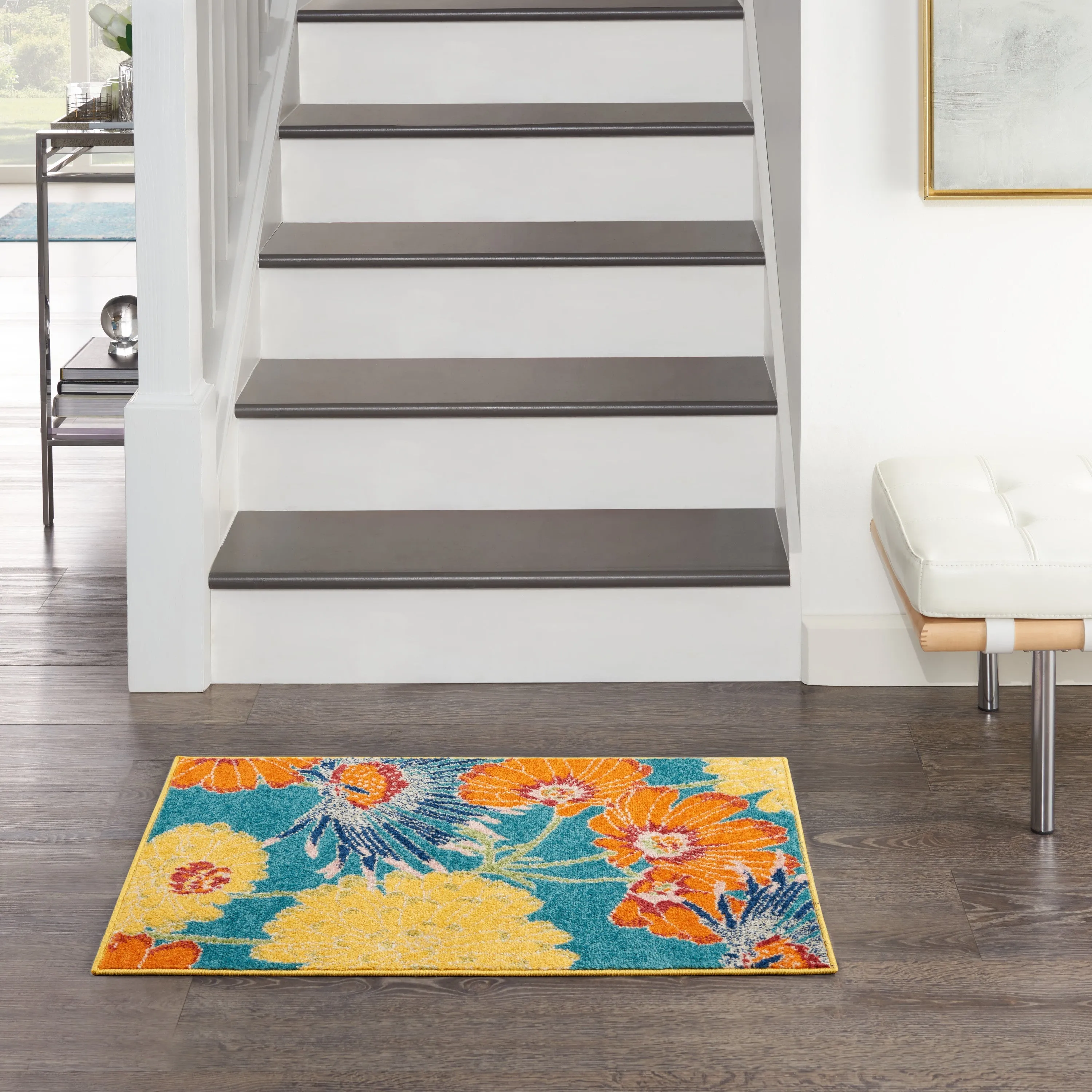 Allur Turquoise/Multicolor Rug
