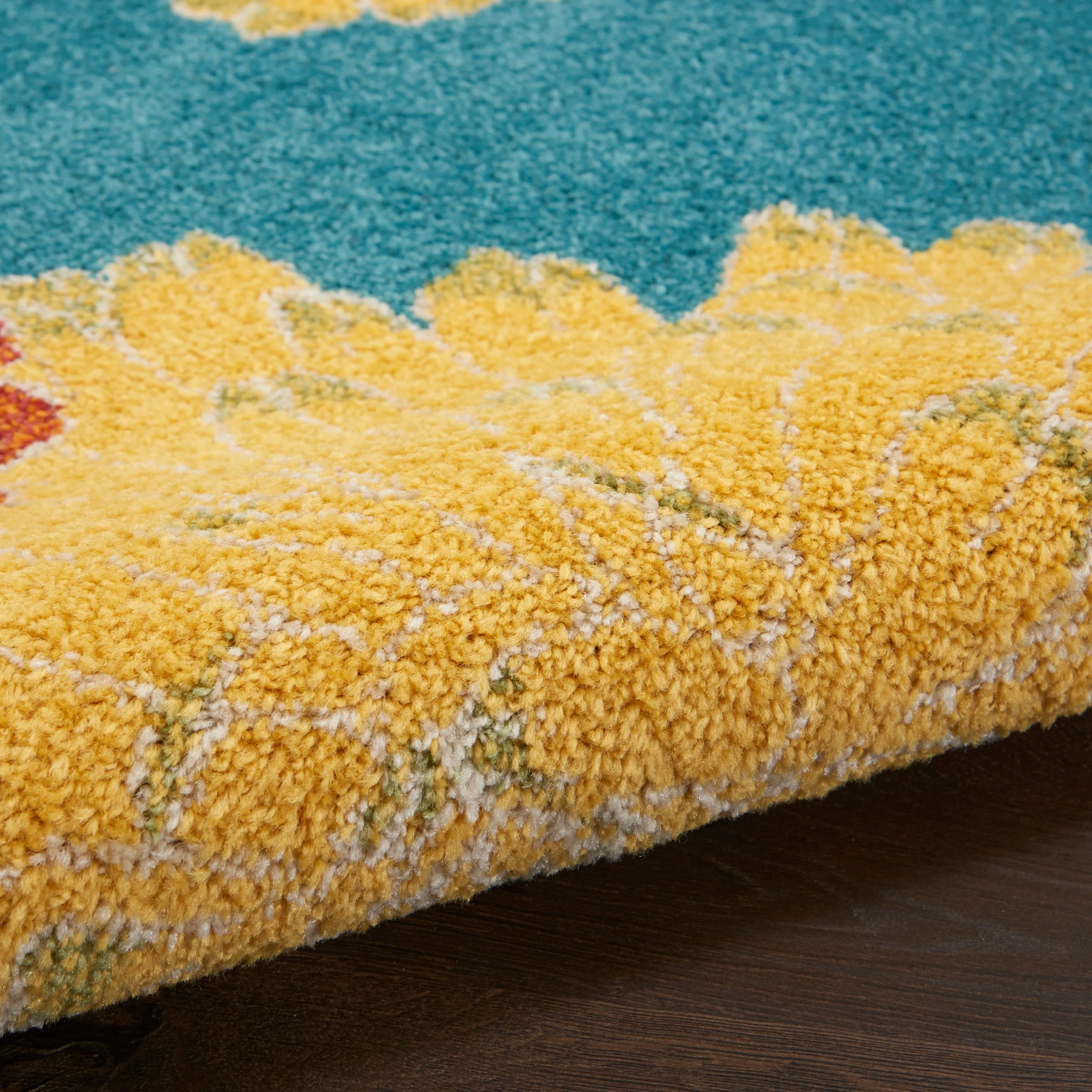Allur Turquoise/Multicolor Rug