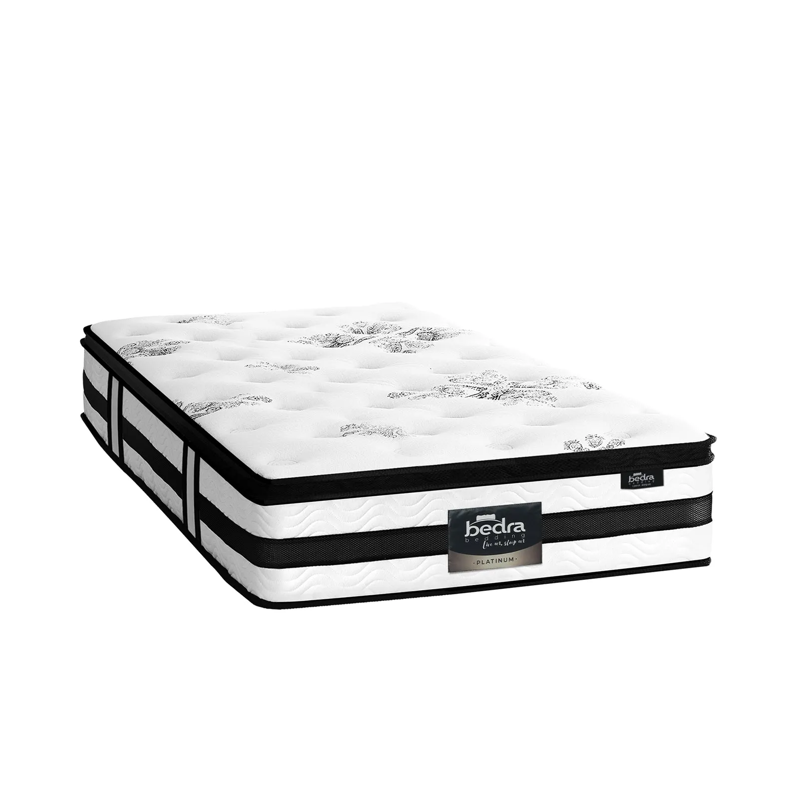 Bedra King Single Mattress Bed Cool Gel Foam Pocket Spring Firm 34CM