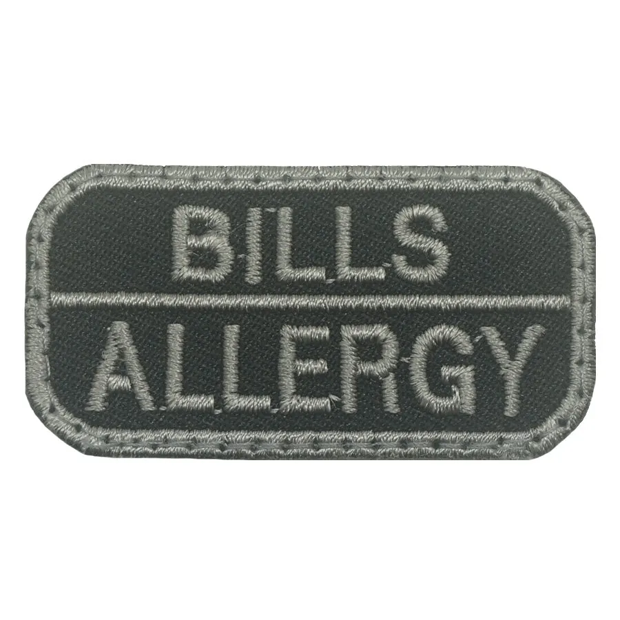 BILLS ALLERGY PATCH - BLACK FOLIAGE