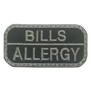 BILLS ALLERGY PATCH - BLACK FOLIAGE