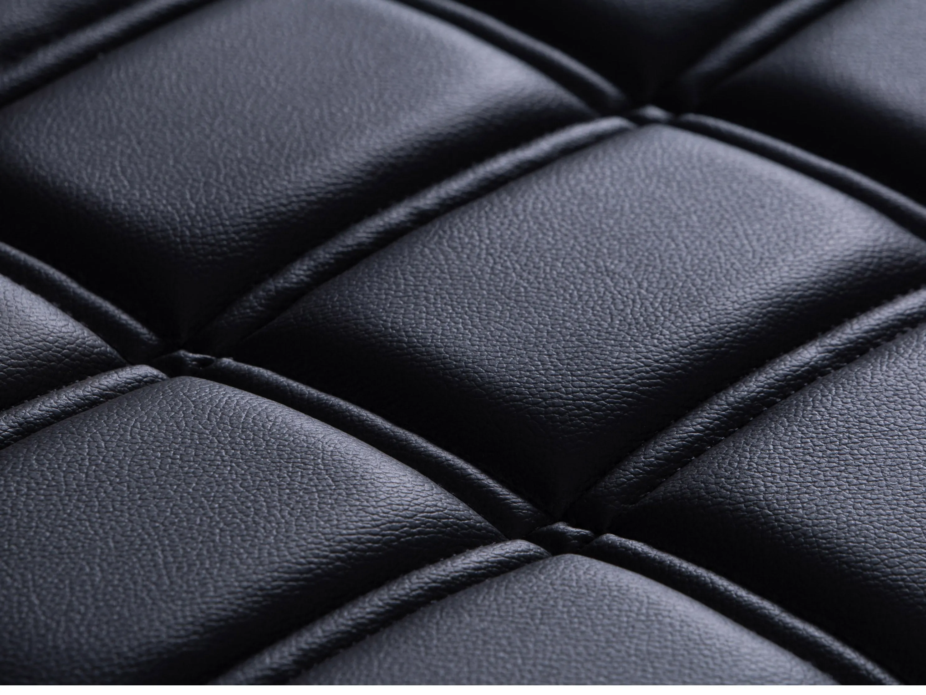 Black Leather Bench