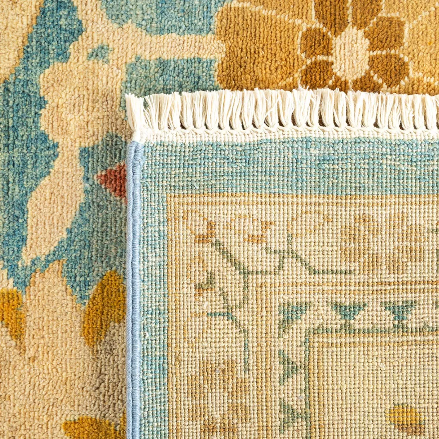 Blue Traditional Wool Rug - 10'3" x 13'1