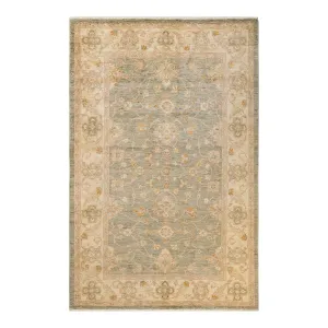 Blue Traditional Wool Rug - 6'3" x 9'9"