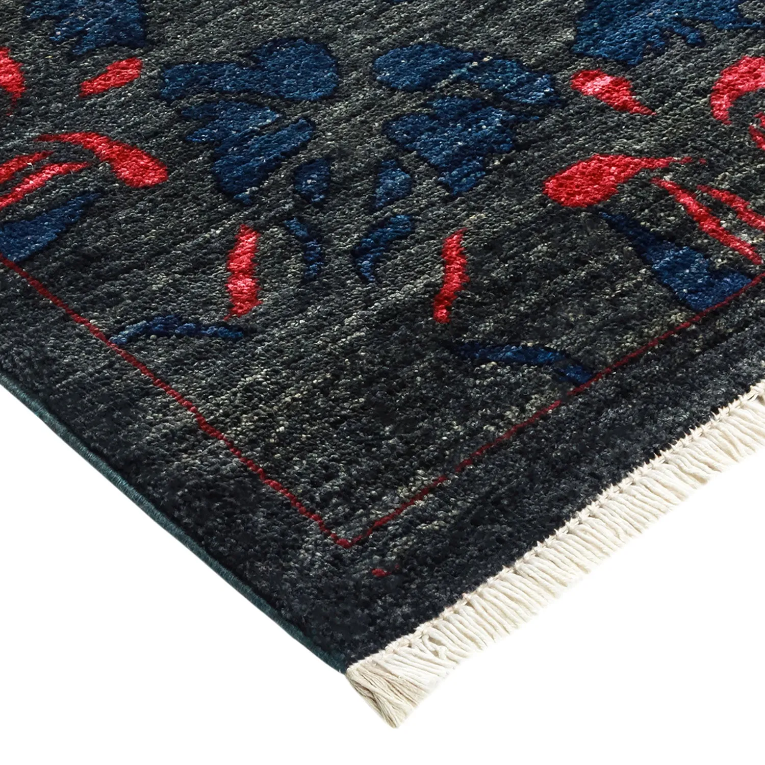 Blue Transitional Wool Rug - 9'2" x 12'2"