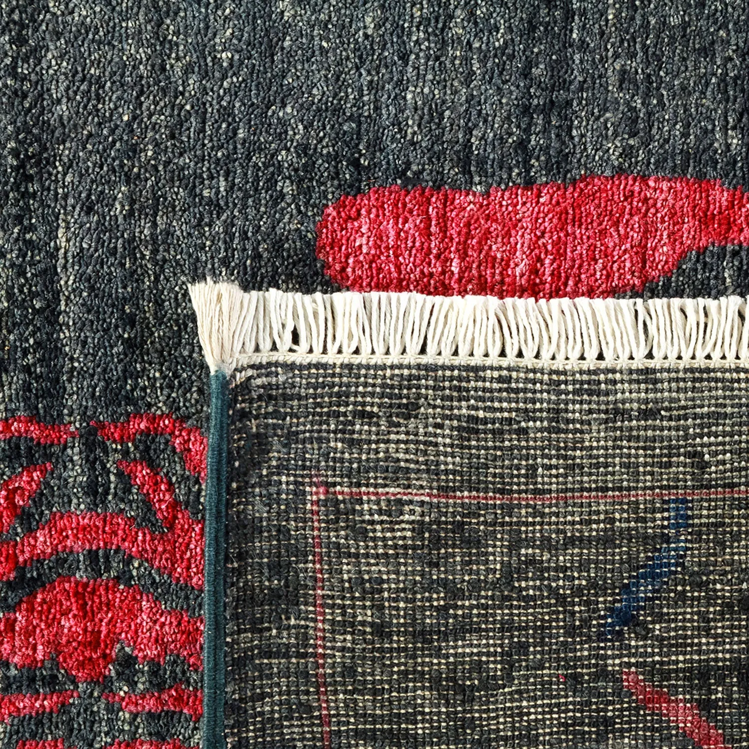 Blue Transitional Wool Rug - 9'2" x 12'2"
