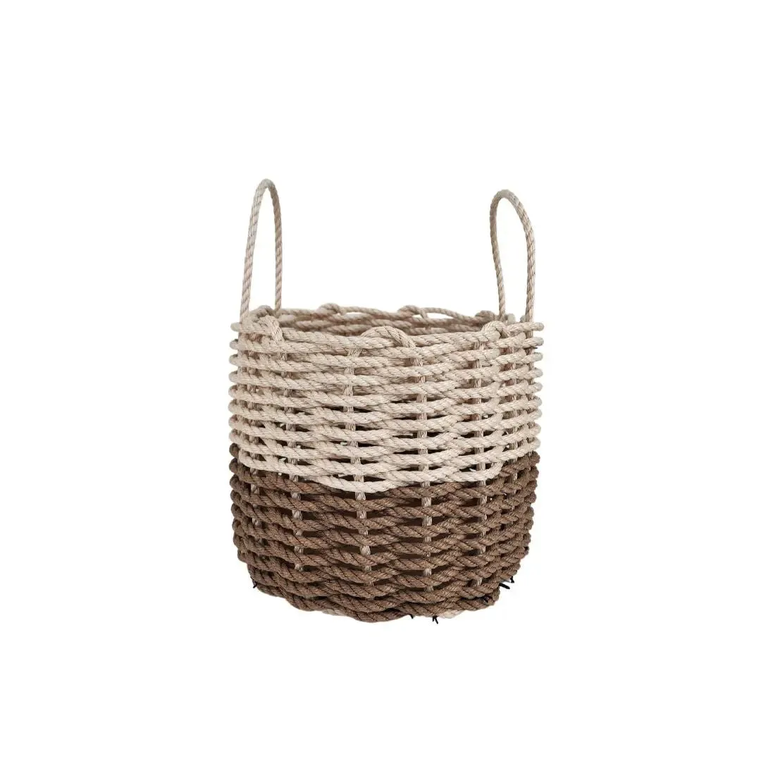 Brown and Light Tan Basket