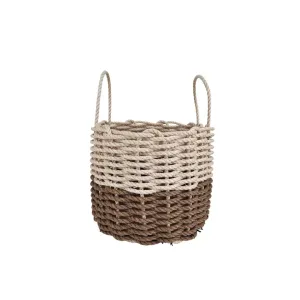 Brown and Light Tan Basket