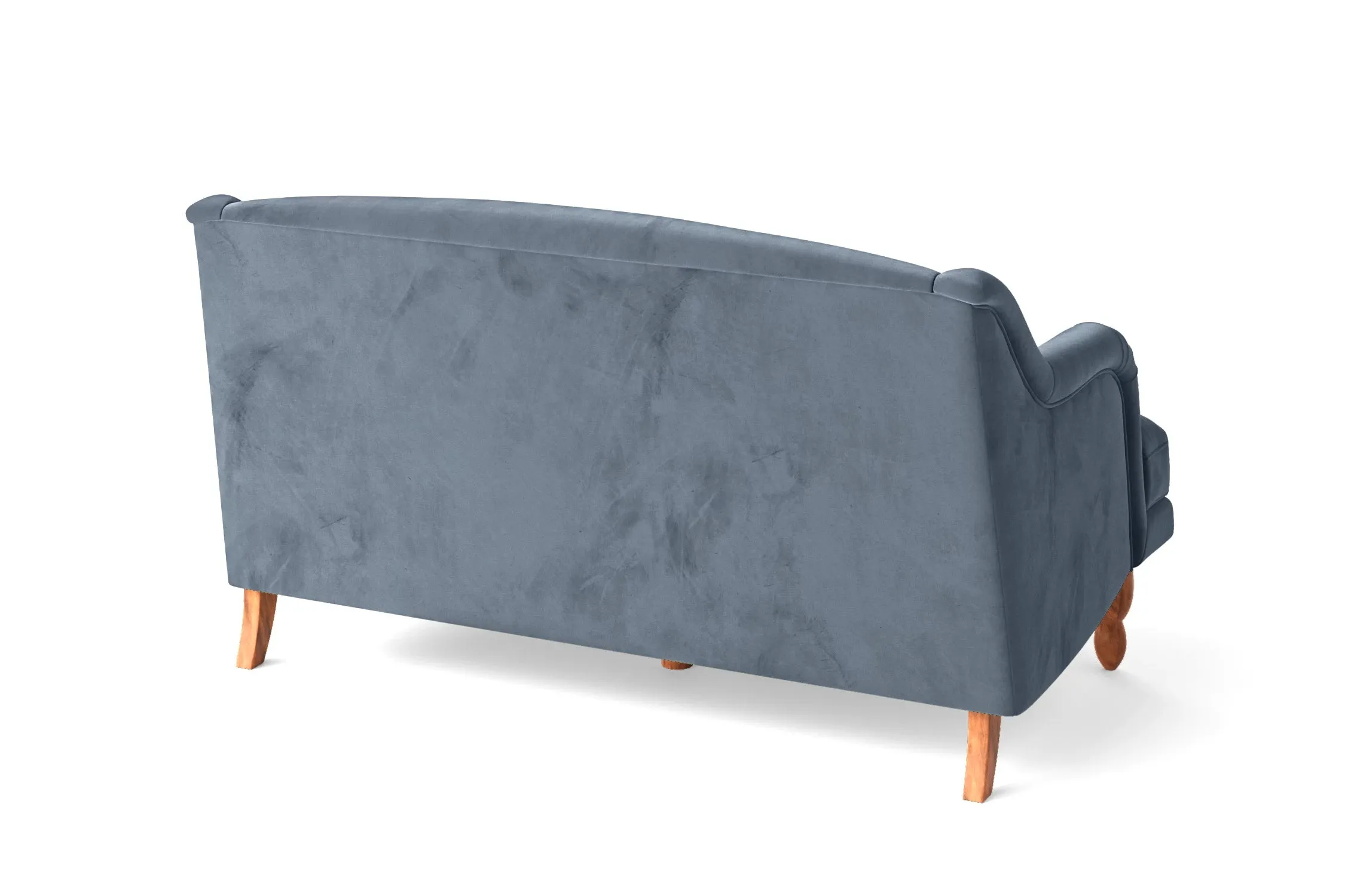 Burlington 2 Seater Sofa Baby Blue Velvet