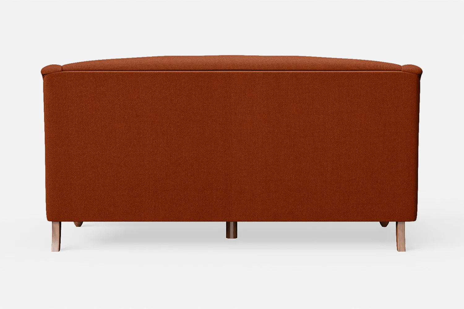 Burlington 3 Seater Sofa Orange Linen Fabric