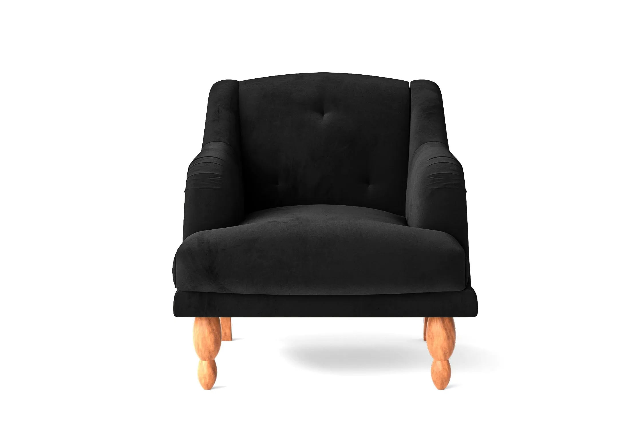 Burlington Armchair Black Velvet