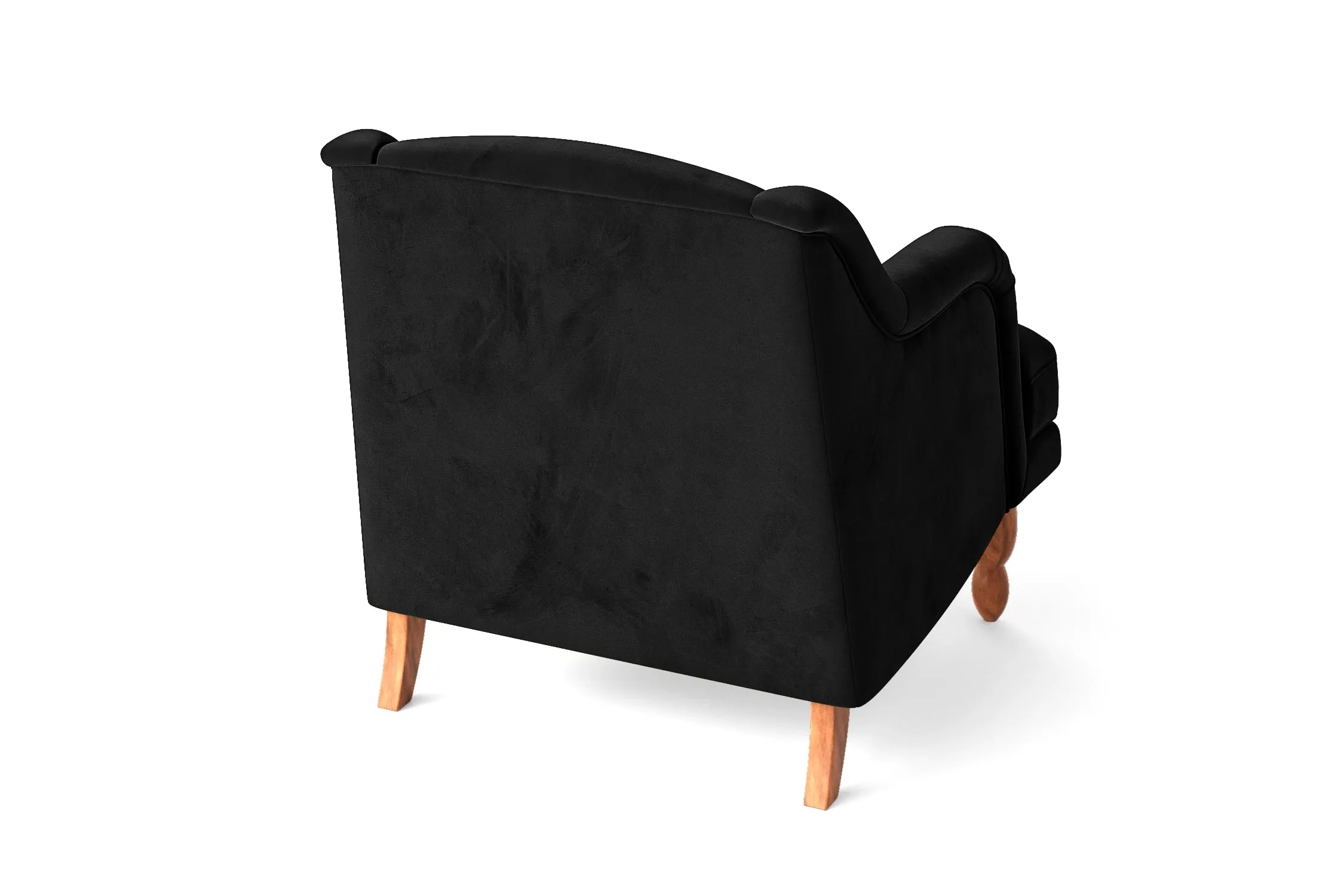 Burlington Armchair Black Velvet