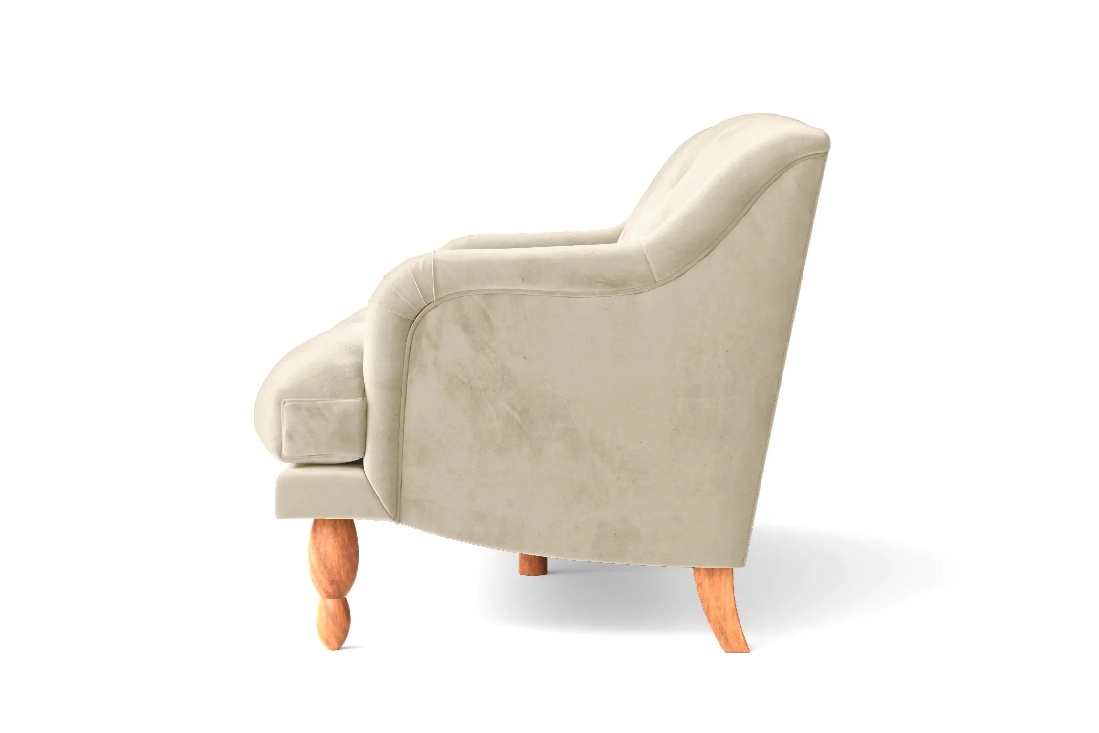 Burlington Armchair Cream Velvet