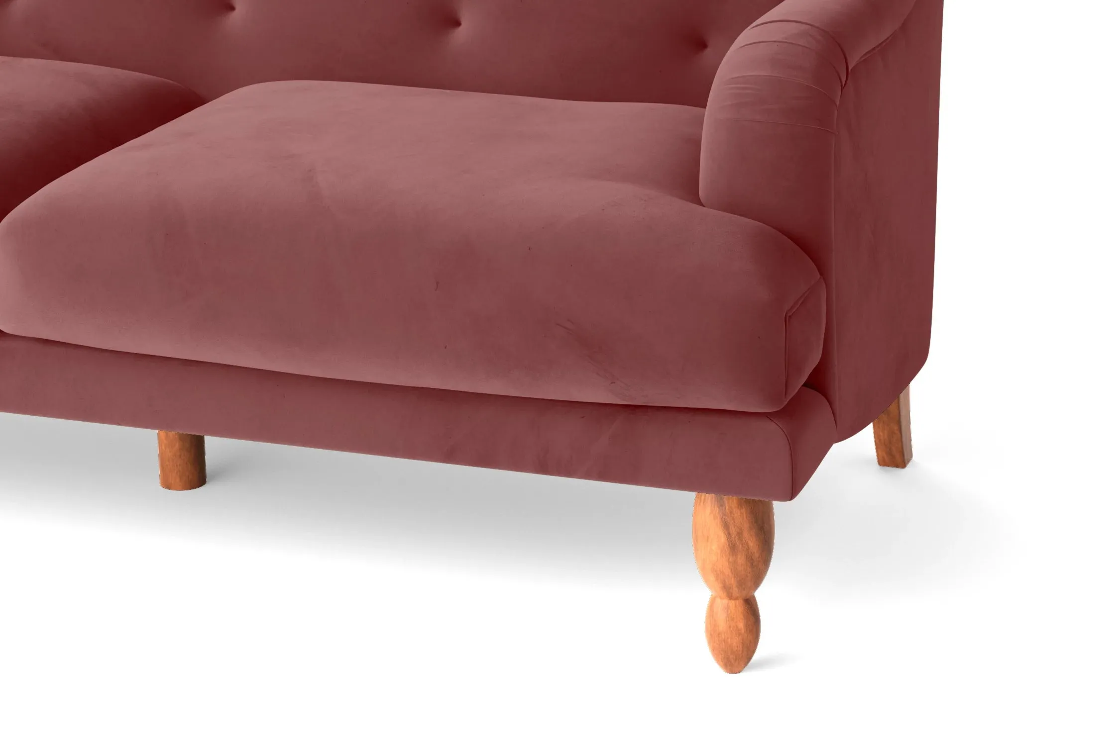 Burlington Armchair Pink Velvet