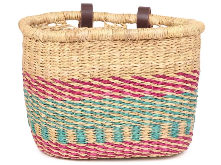 Child's Bike Basket - Purple / Turquoise