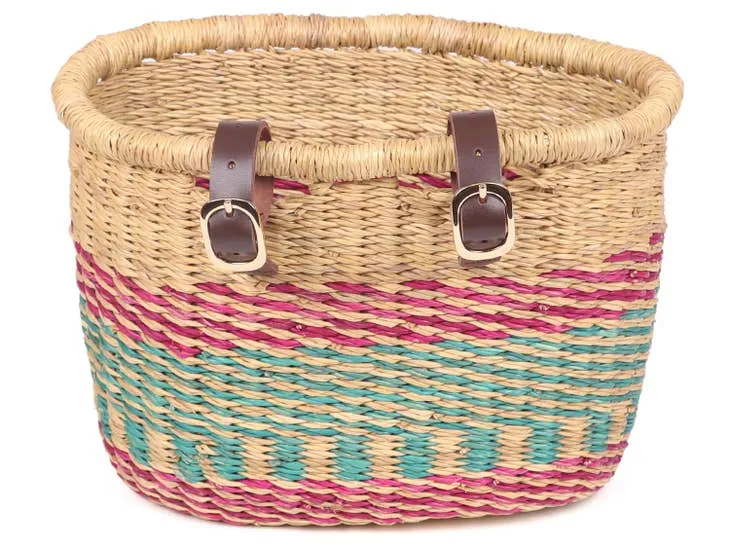 Child's Bike Basket - Purple / Turquoise