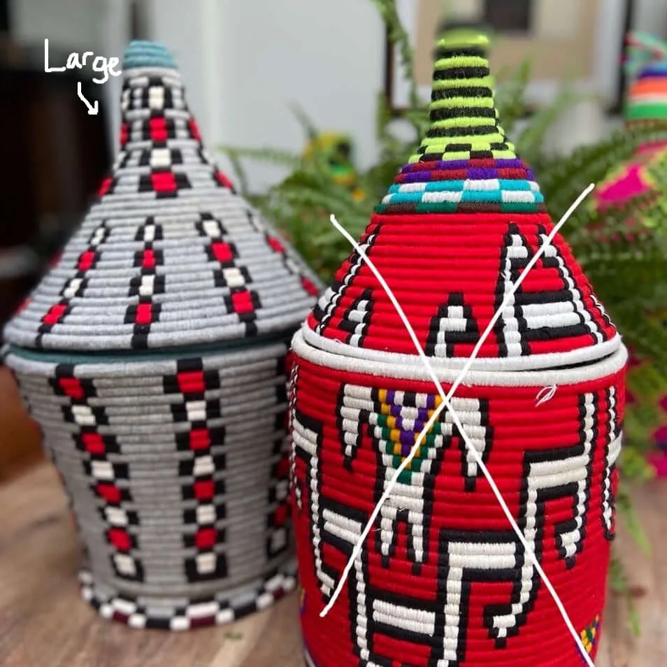 Colourful Berber Basket