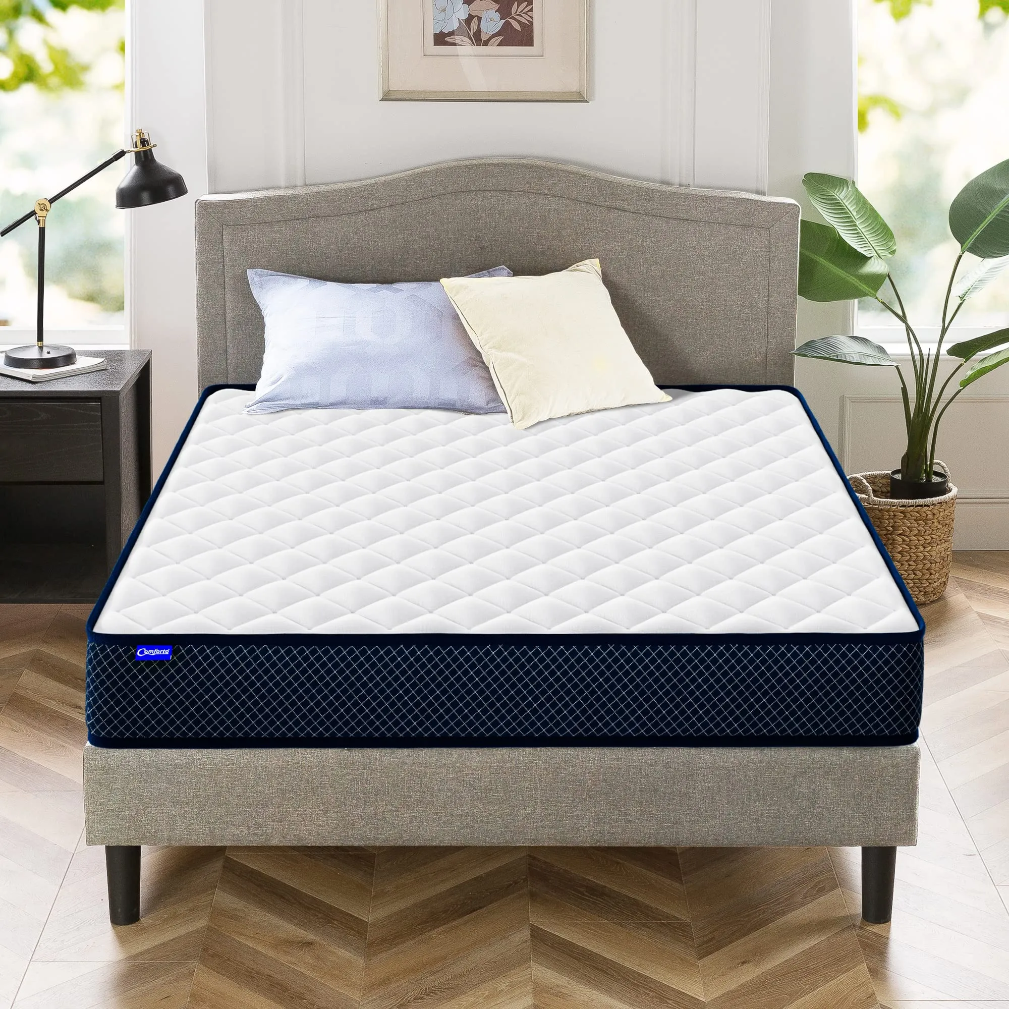 Comforto Orthopedic Doctor Plus 8 Inch 3-Layered Memory Foam Mattress (75x36x8 Inch, Single Size Mattress)
