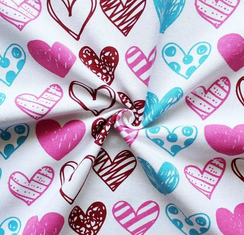 Cotton Metro Heart Pillow Covers Pack Of 2