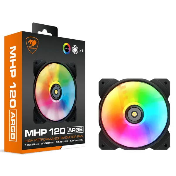 Cougar MHP 120 ARGB High-Performance Radiator ARGB Fan - Single Pack
