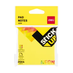 Deli Sticky Notes 76x76mm (3''x3'') - (EA02602)