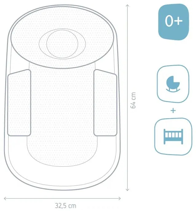 Doomoo Multi Sleep: Back Positioner with Ergonomic Head Pillow