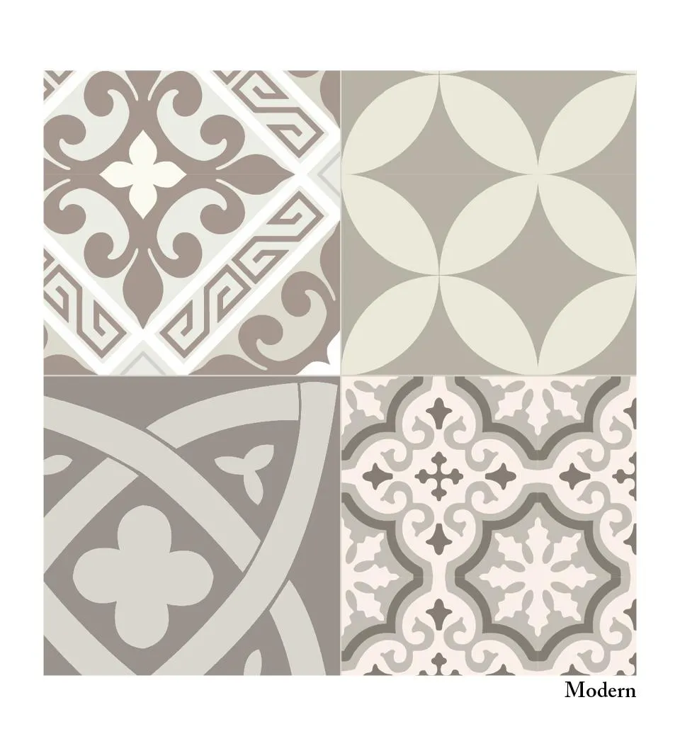 Eclectic Natural Vinyl Rug