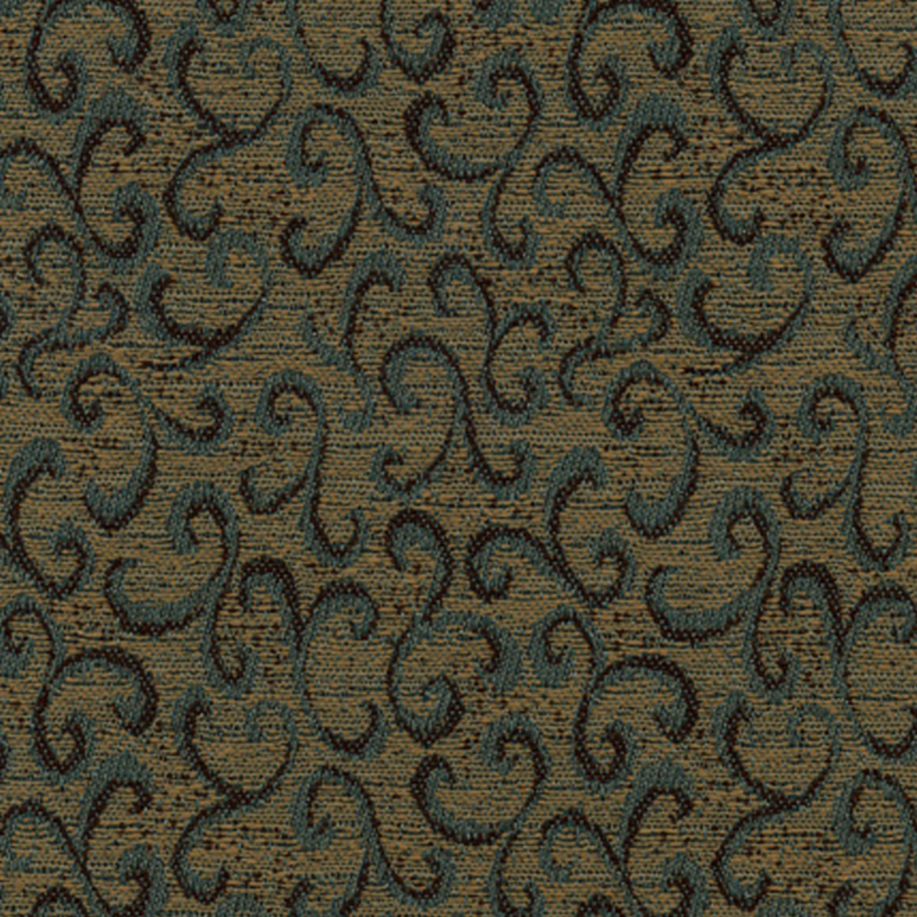 Embroidered 21''W Church Chair in Lancaster Fabric - Gold Vein Frame