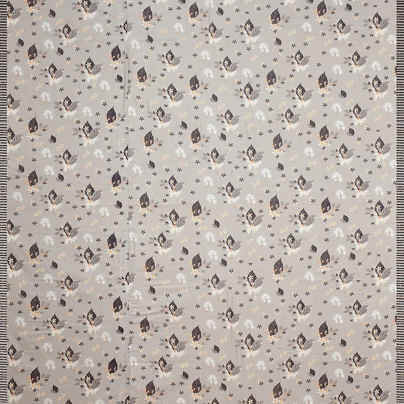 Florida Cotton Single Bed All Season Reversible AC Dohar (Grey, 146x220 CM)