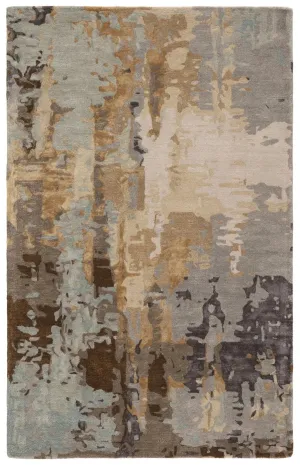 Genesis GES44 Grey/Gold Rug