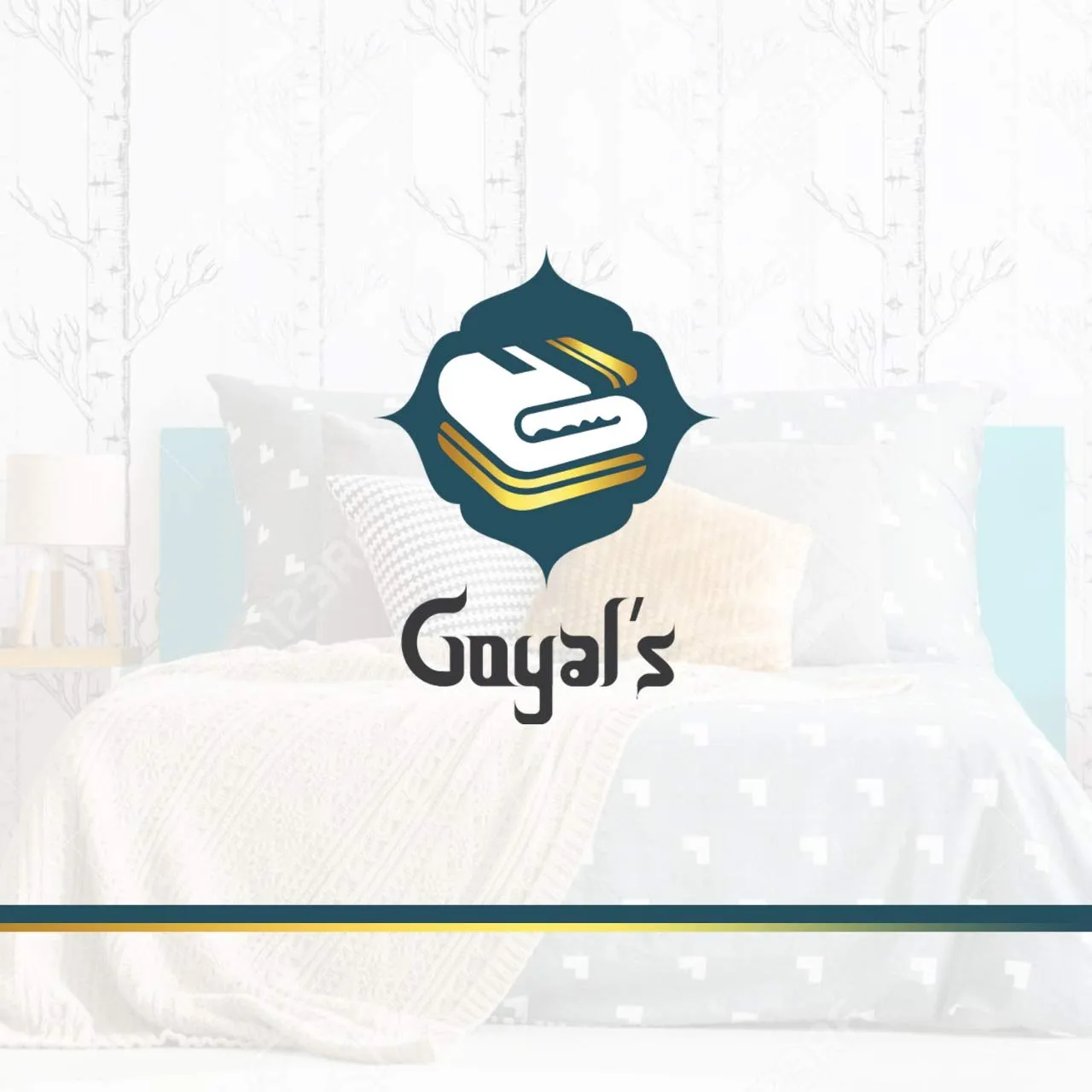Goyal's ® Single Fleece Blanket Set of 2 (Orange & Green)