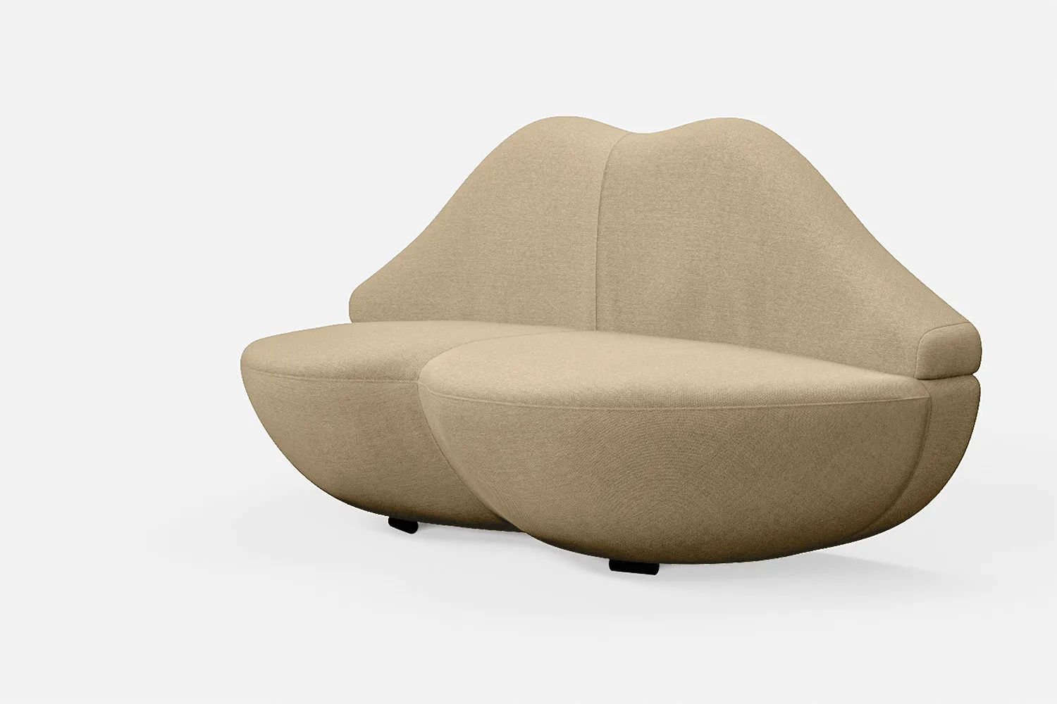 Grosseto 2 Seater Sofa Beige Linen Fabric