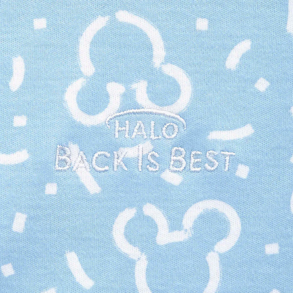 Halo Disney Cotton Sleepsack Wearable Blanket  0.5ToG - Confetti Mickey Blue (Large, 22-28 lbs)