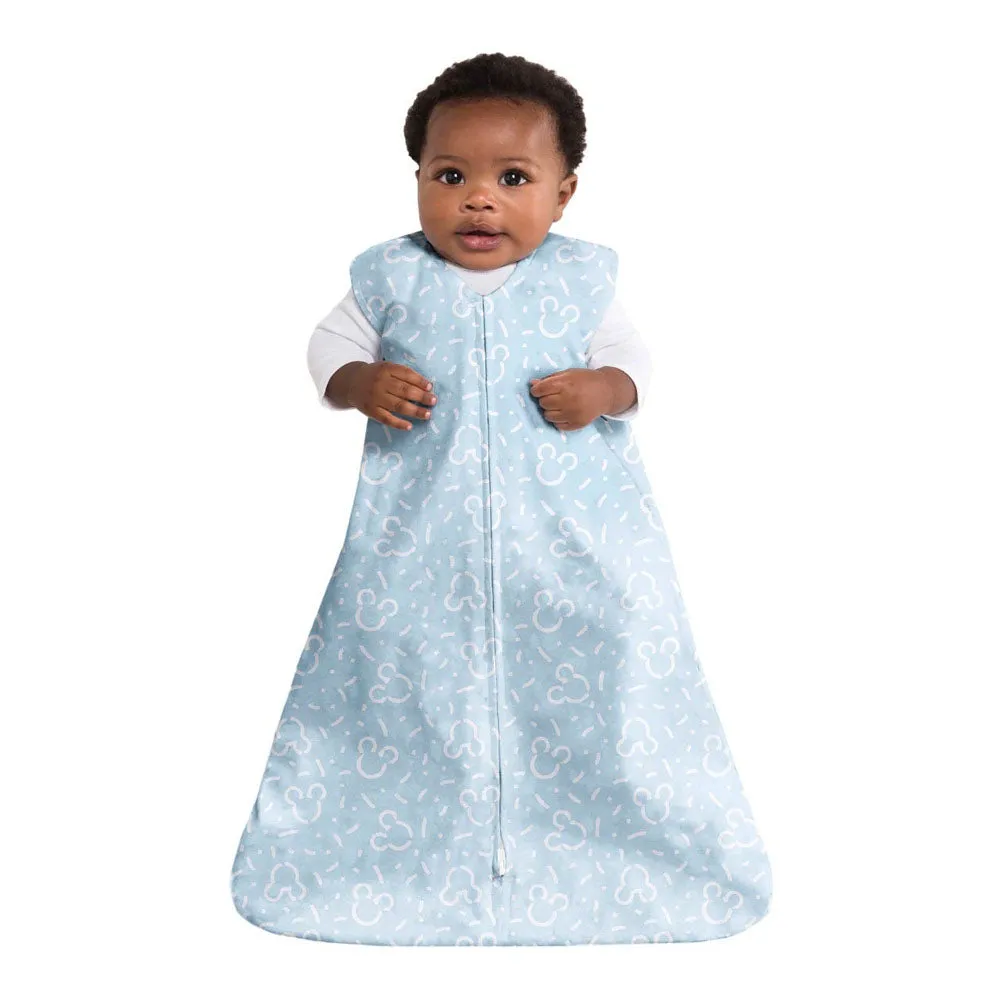 Halo Disney Cotton Sleepsack Wearable Blanket  0.5ToG - Confetti Mickey Blue (Large, 22-28 lbs)
