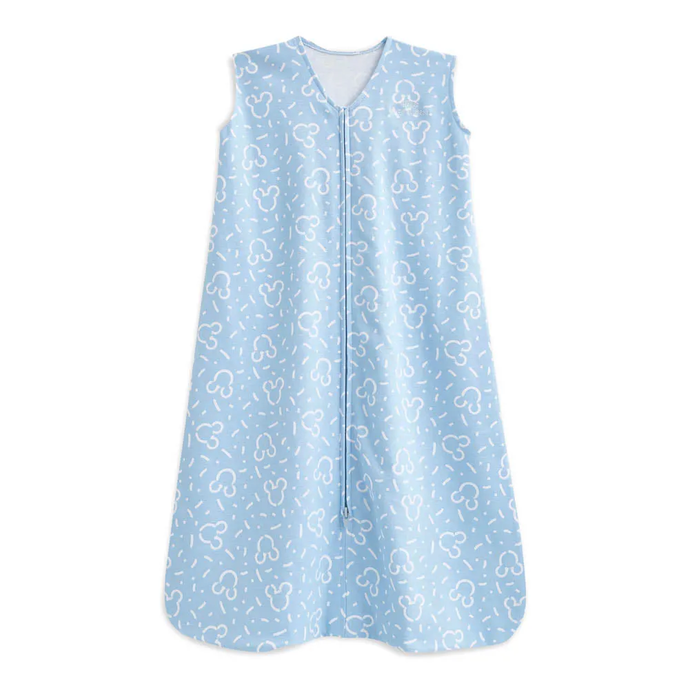 Halo Disney Cotton Sleepsack Wearable Blanket  0.5ToG - Confetti Mickey Blue (Large, 22-28 lbs)