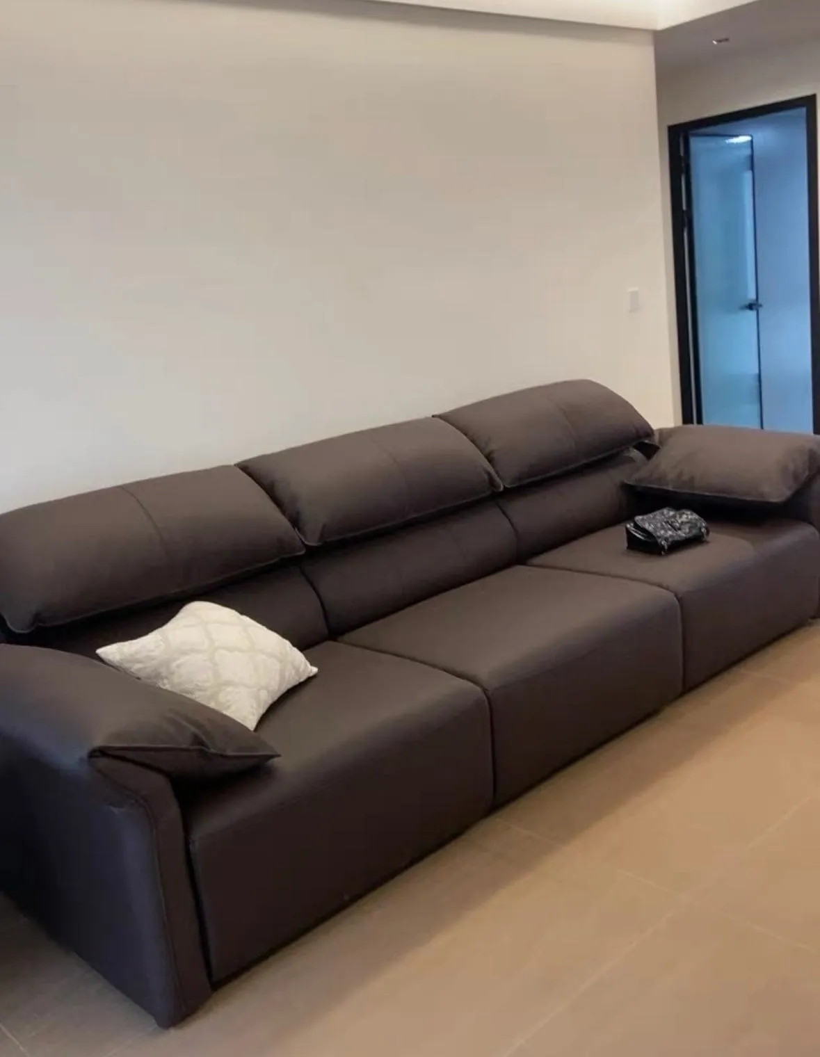 Handel Electric Motorized Leather Sofa Bed