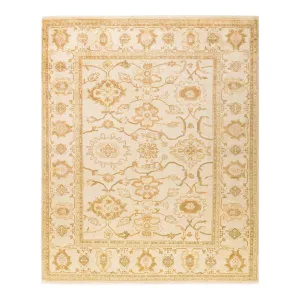 Ivory Traditional Wool Rug - 8' x 10'