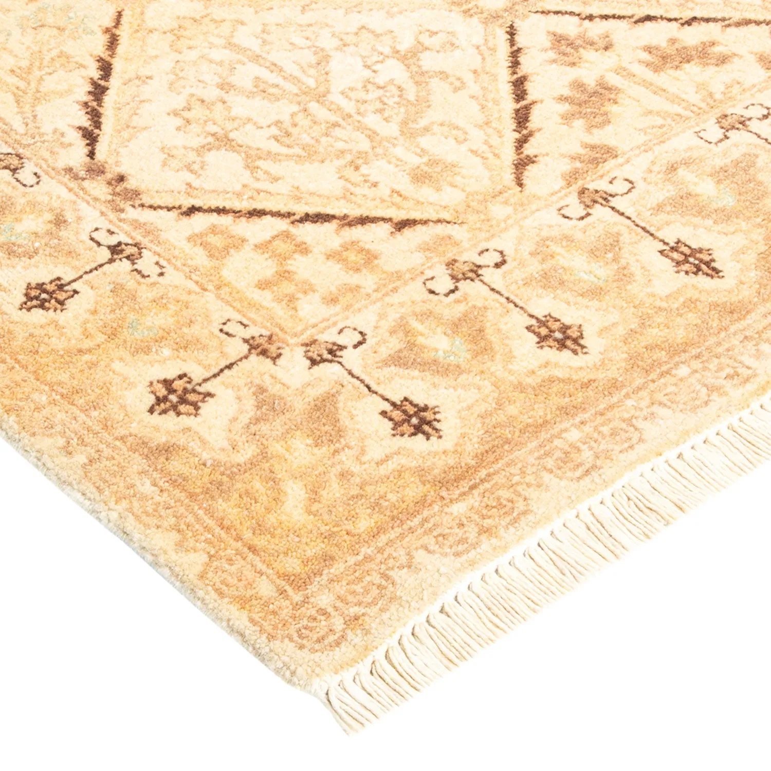 Ivory Transitional Wool Runner - 2'7" x 11'7"