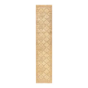 Ivory Transitional Wool Runner - 2'7" x 11'7"