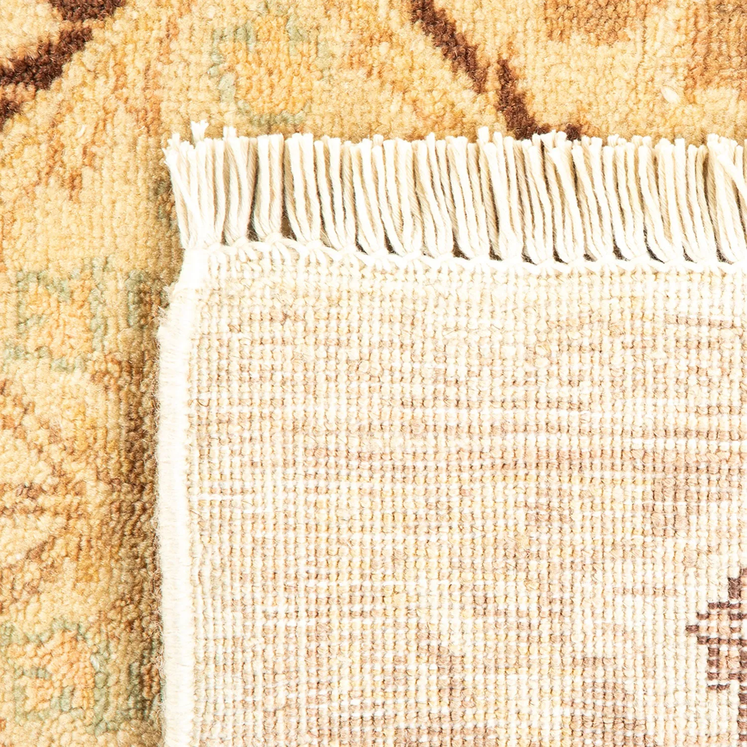 Ivory Transitional Wool Runner - 2'7" x 11'7"
