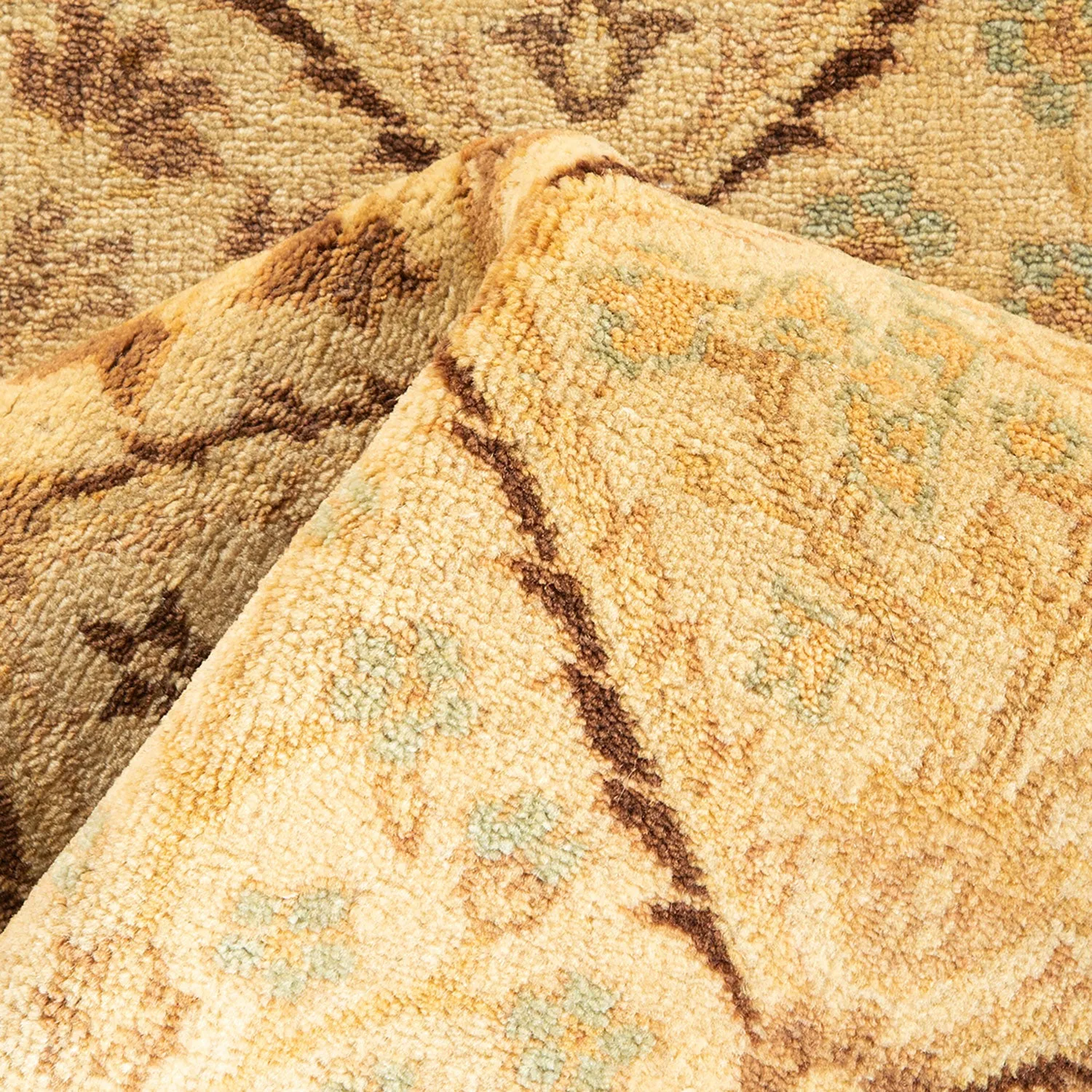 Ivory Transitional Wool Runner - 2'7" x 11'7"
