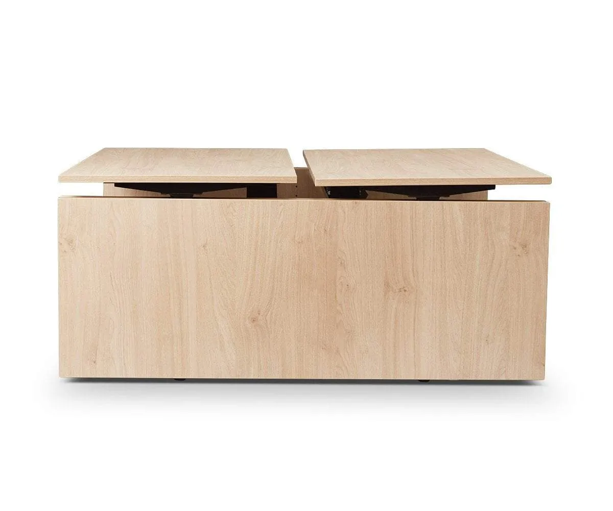 Jensen Double Sit Stand Desk with Panels